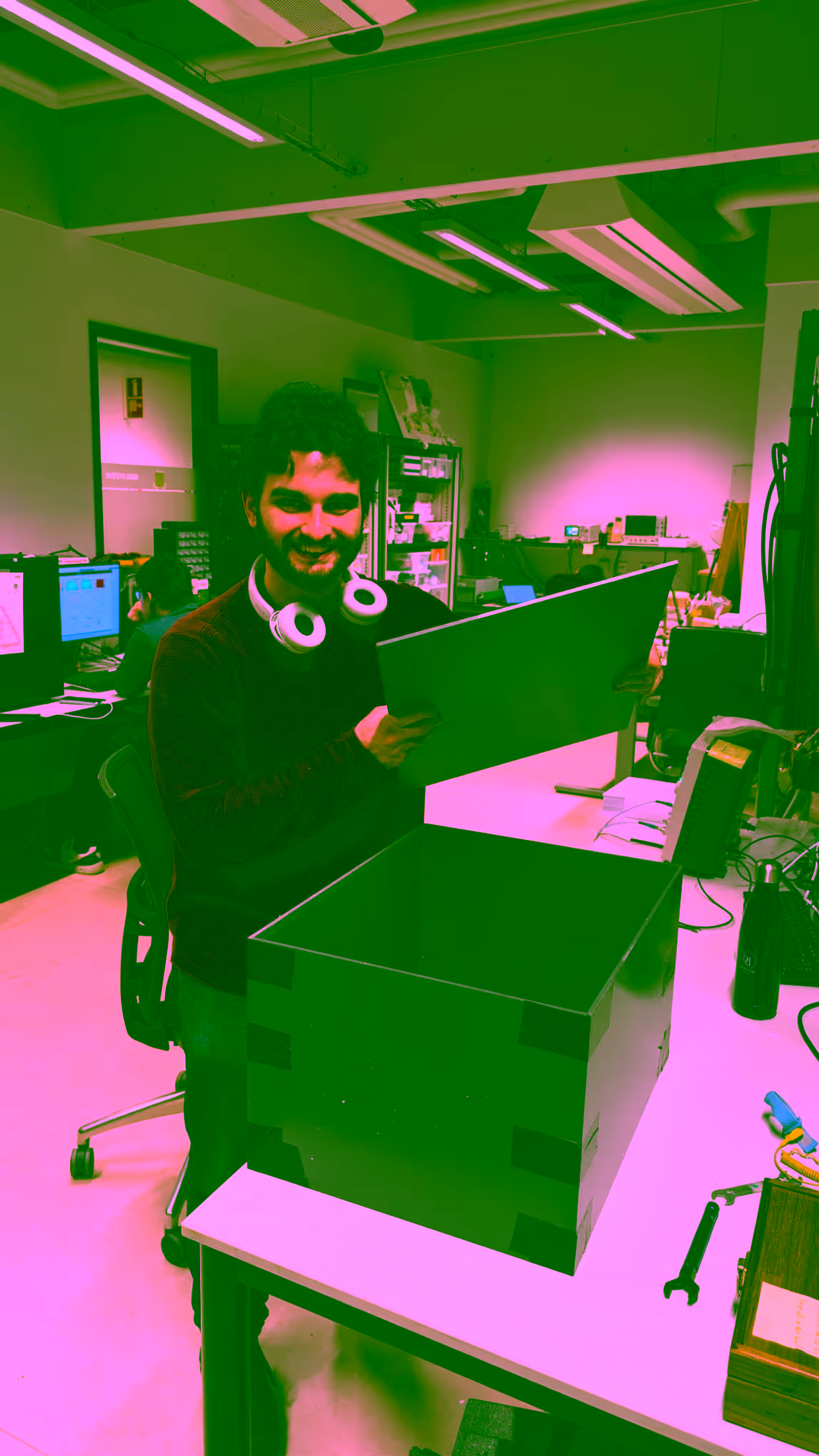Ioannis (DC01) at UT Lab