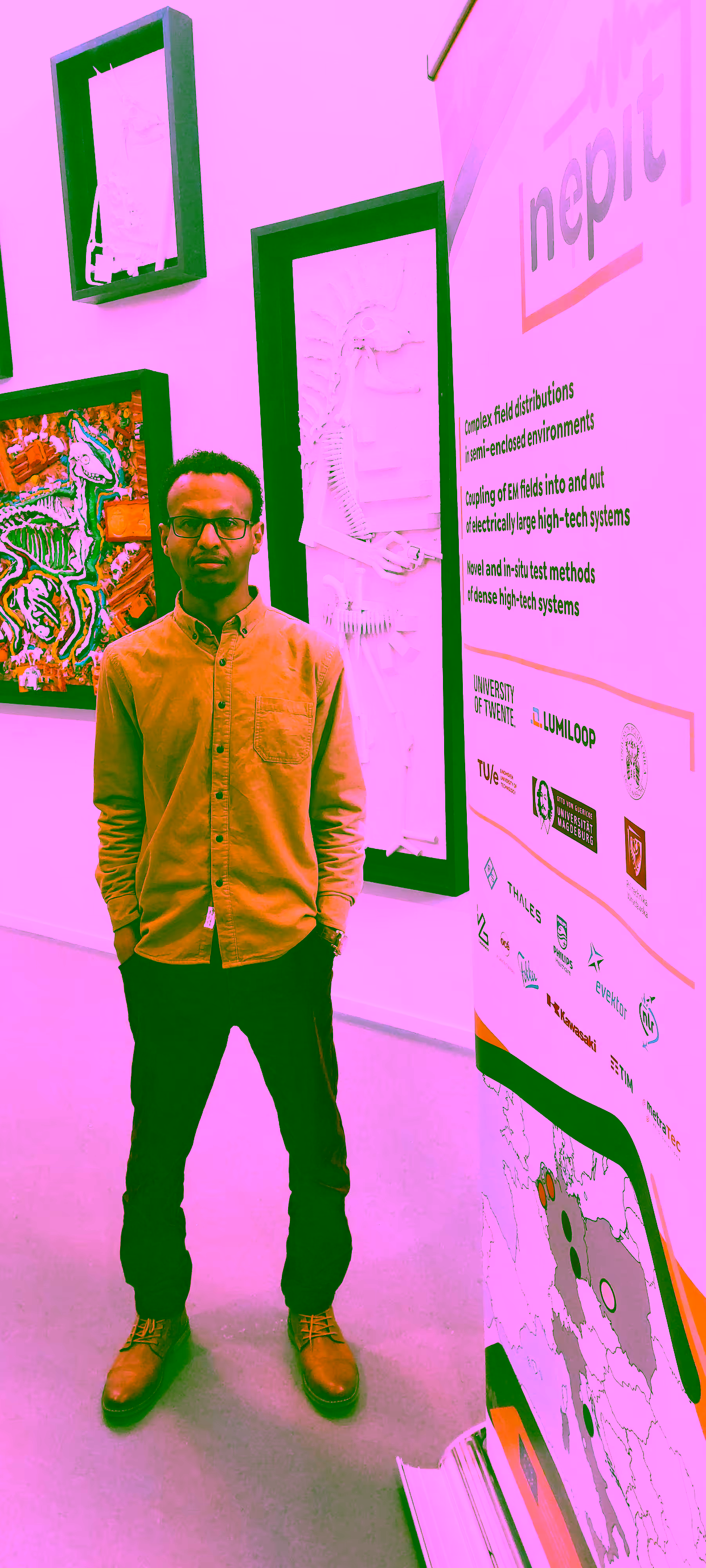 DC09 - Eyob at University of Twente during NEPIT Event
