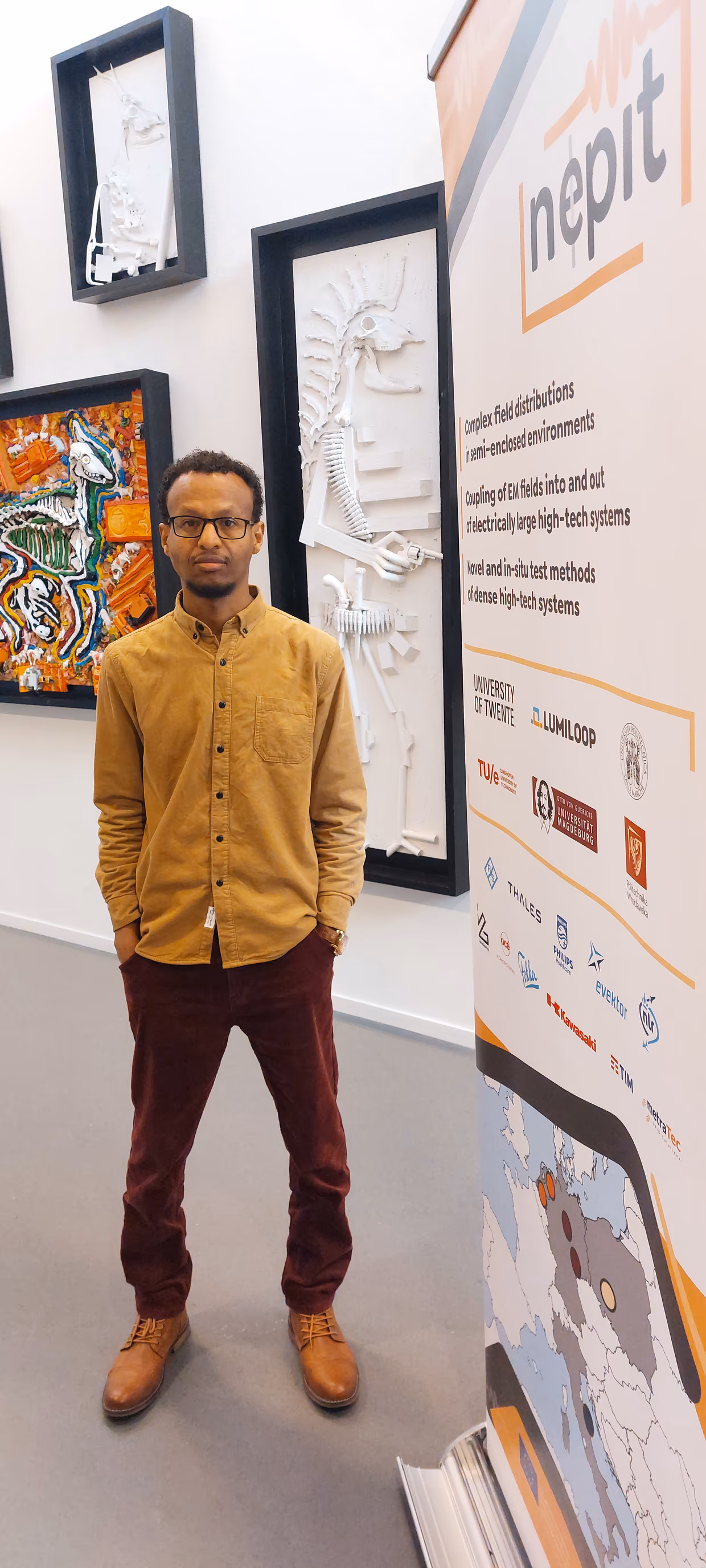 DC09 - Eyob at University of Twente during NEPIT Event