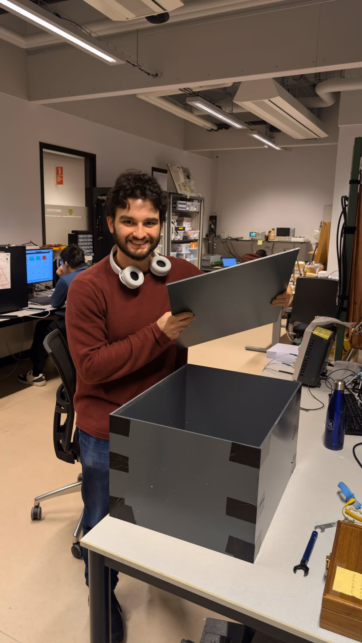 Ioannis (DC01) at UT Lab