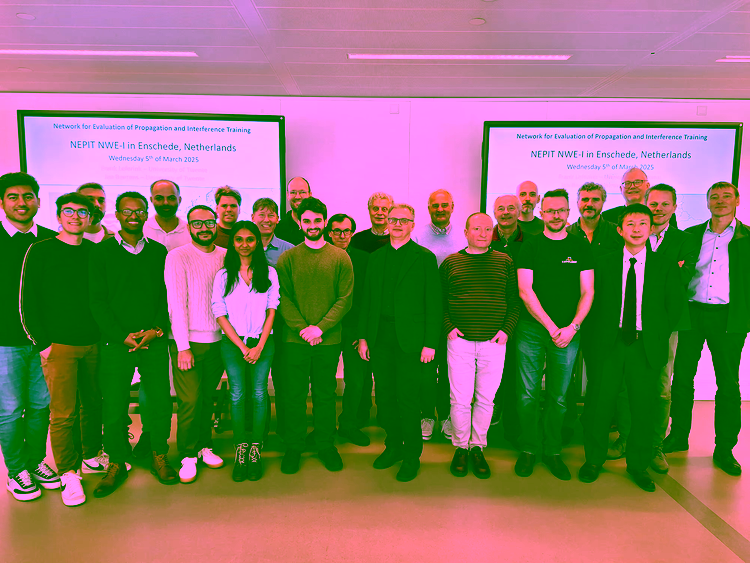 The project members during NWE-I at University of Twente